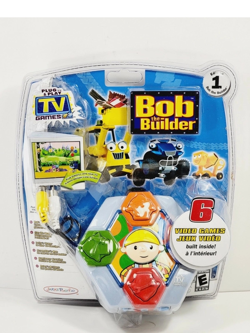 2006 Jakks Pacific Bob The Builder 1st Edition TV Plug & Play New Sealed